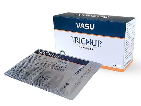 Капсулы Тричуп против выпадения волос 6 х 10 капс Vasu Trichup Capsules Hair Nourishment