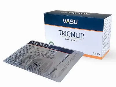 Капсули Трічуп проти випадіння волосся 60 капс Vasu Trichup Capsules Hair Nourishment