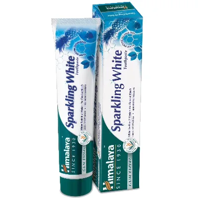 Зубная паста отбеливающая 80 г Himalaya Sparkling White Toothpaste