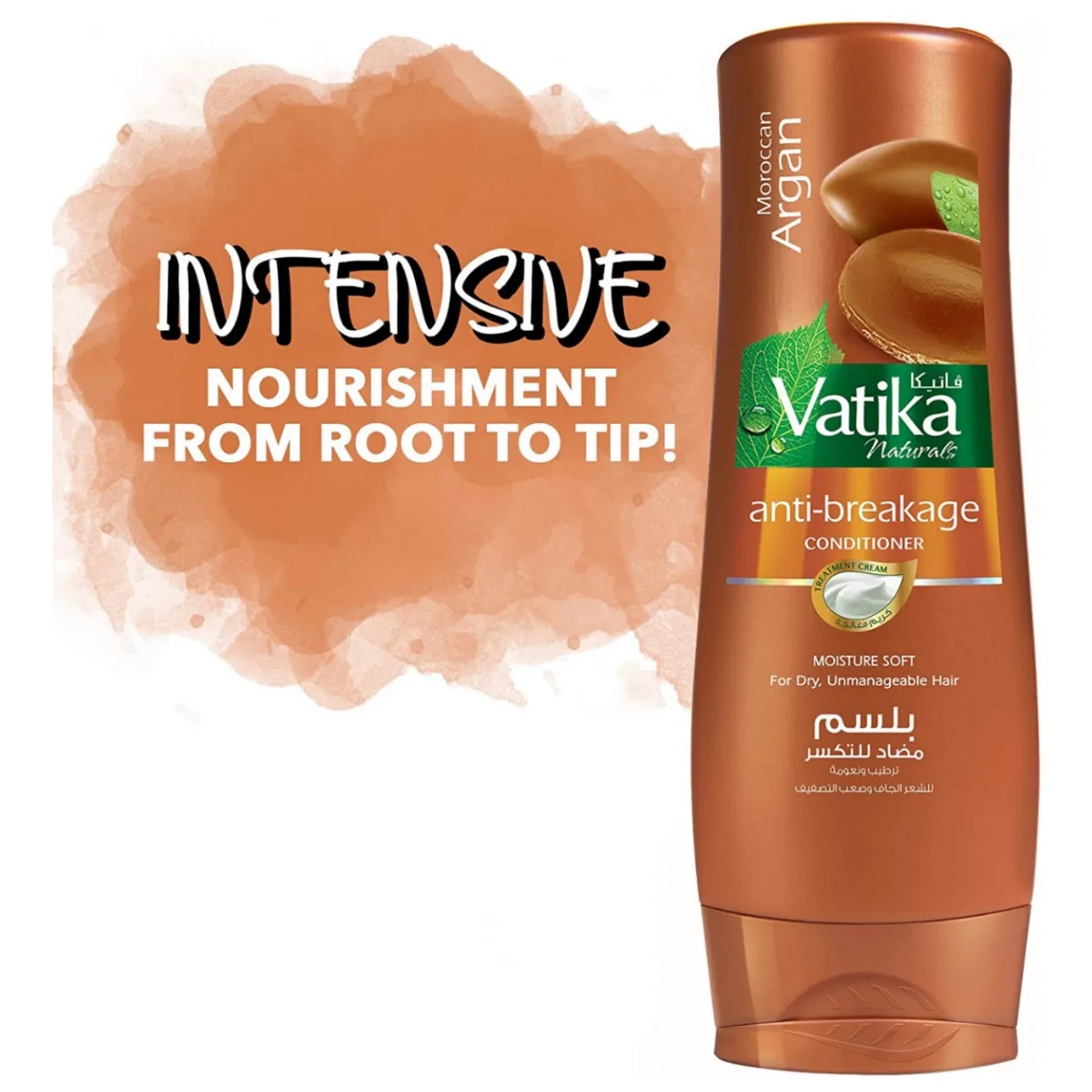 Кондиціонер для волосся з олією аргани 200 мл Dabur Vatika Argan Conditioner