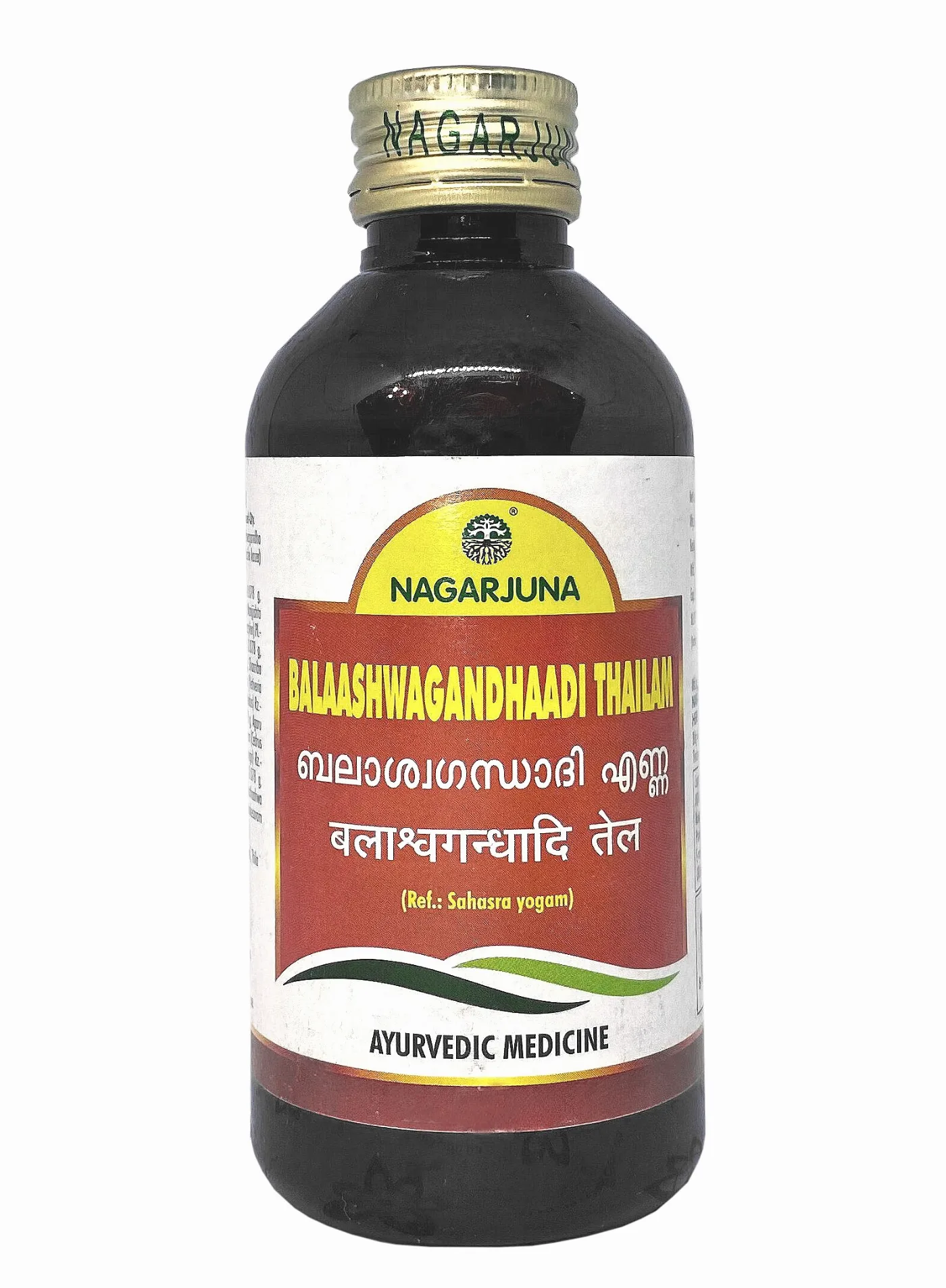 Олія Бала Ашвагандха 200 мл Nagarjuna Balaaswagandhaadi Thailam