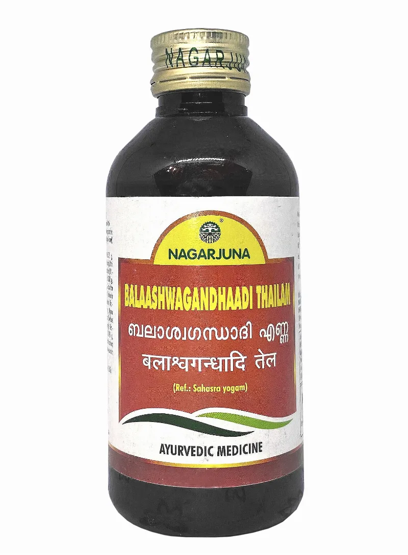 Олія Бала Ашвагандха 200 мл Nagarjuna Balaaswagandhaadi Thailam