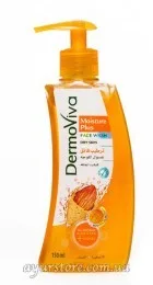 Засіб для вмивання для сухої шкіри 150 мл Dabur Dermoviva Face Wash Moisture Plus