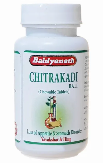 Чітракаді баті 80 табл Baidyanath Chitrakadi Bati