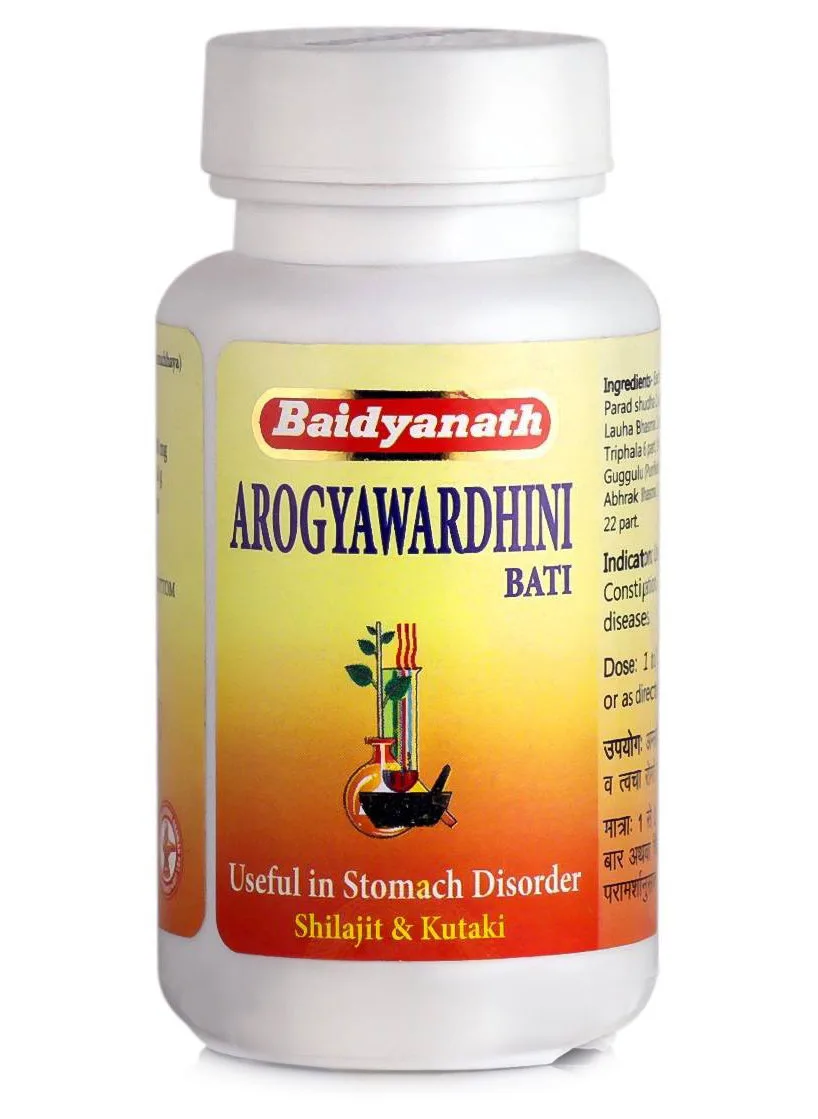 Арогьявардхини Вати 80 табл Baidyanath Arogyavardhini Vati