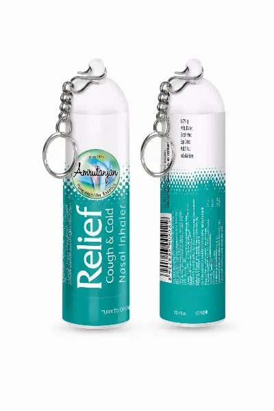 Назальный ингалятор Релиф 0,75 г Amrutanjan Relief Cough and Cold Nasal Inhaler