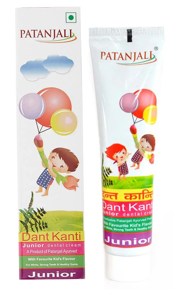 Дитяча зубна паста Дант Канті 100 г Patanjali Dant Kanti Junior Dental Cream