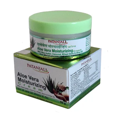 Крем зволожуючий з Алое Вера 50 г Patanjali Aloe Vera Moisturizing Cream