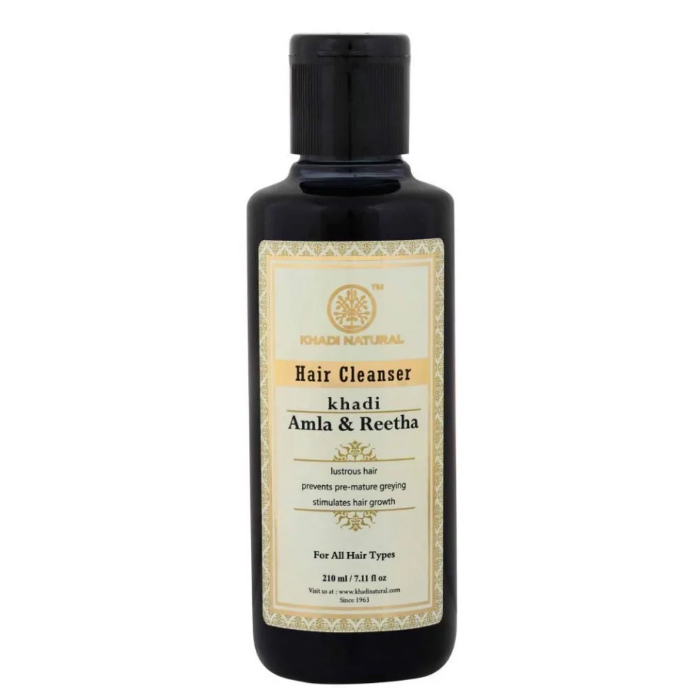 Шампунь Амла Рітха 210 мл Khadi Natural Amla & Reetha Hair Cleanser