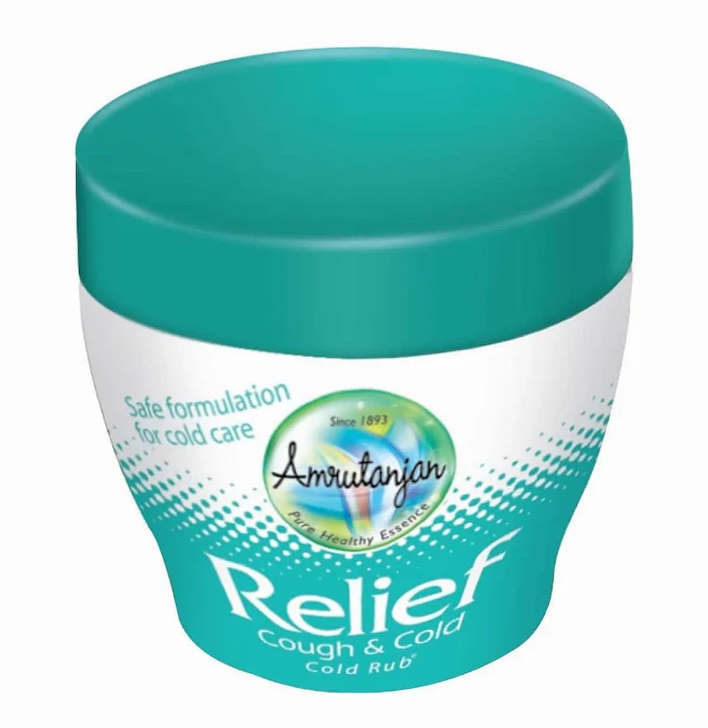 Бальзам від застуди Реліф 30 г Amrutanjan Relief Cough and Cold Rub
