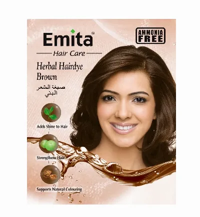 Фарба для волосся на основі хни (коричневий) 60 г Emita Herbal Henna Hair Colour Brown