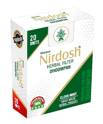 Нірдош Гвоздика М'ята 20 шт Maans Nirdosh Herbal Dhoompan Clove Mint