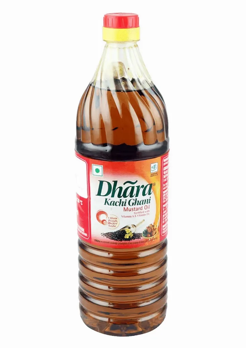 Масло горчичное 1 л Dhara Kachi Ghani Mustard Oil
