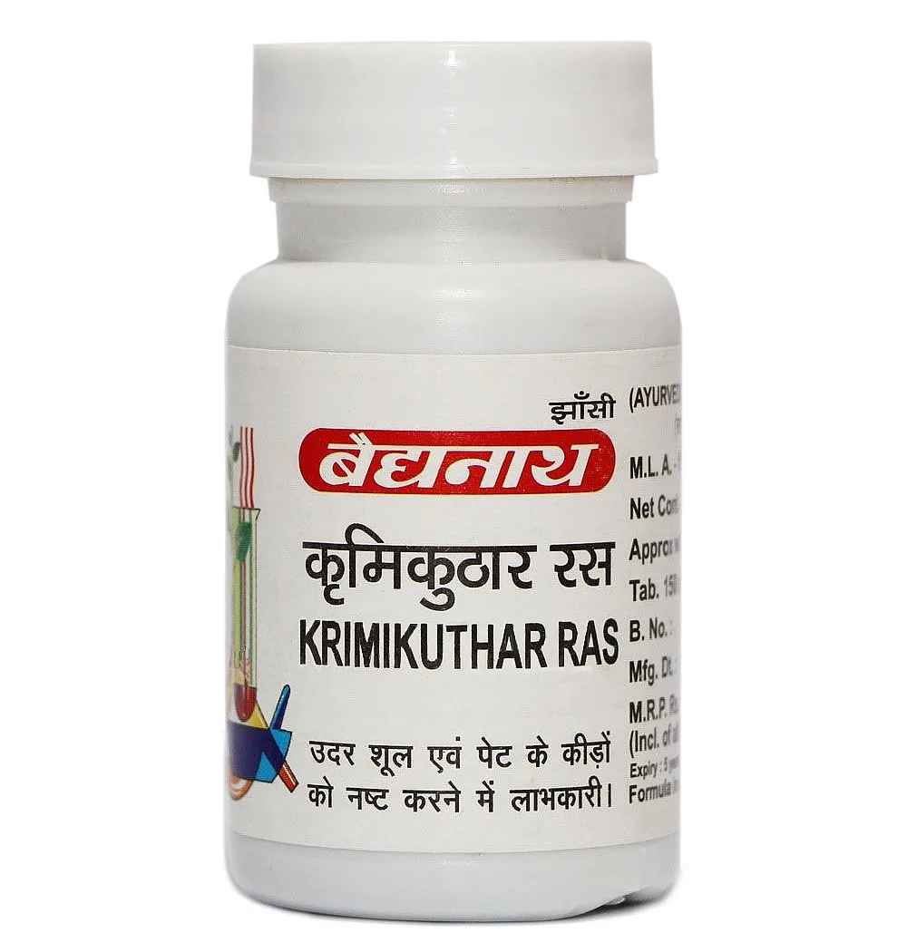 Крімікутхар Рас 80 табл Baidyanath Krimikuthar Ras