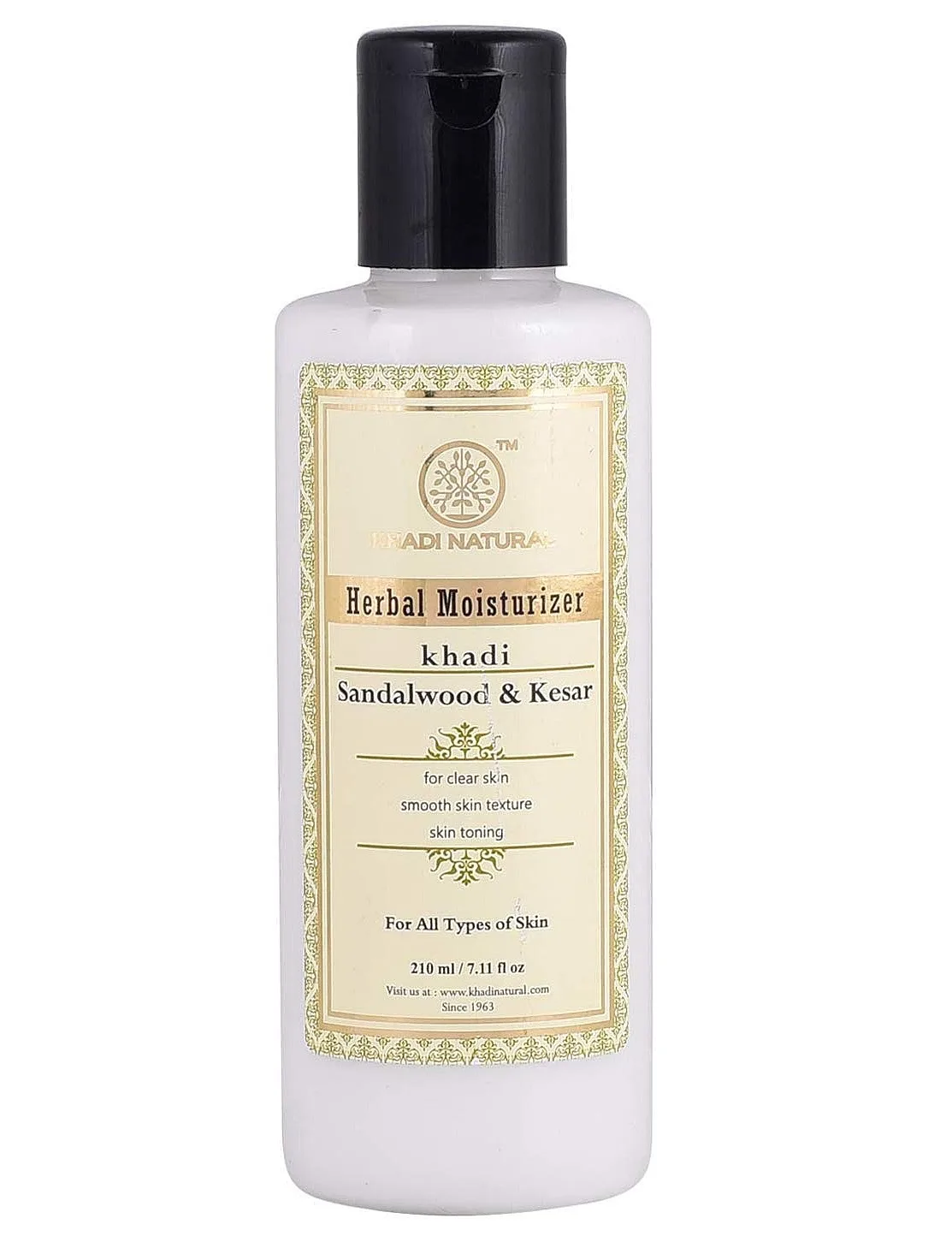 Лосьйон зволожуючий Сандал 210 мл Khadi Natural Sandalwood & Kesar Moisturizer