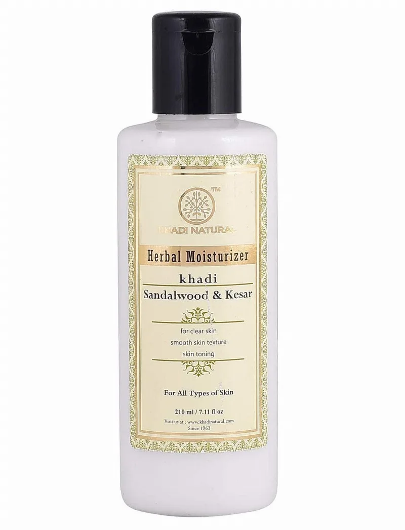 Лосьйон зволожуючий Сандал 210 мл Khadi Natural Sandalwood & Kesar Moisturizer