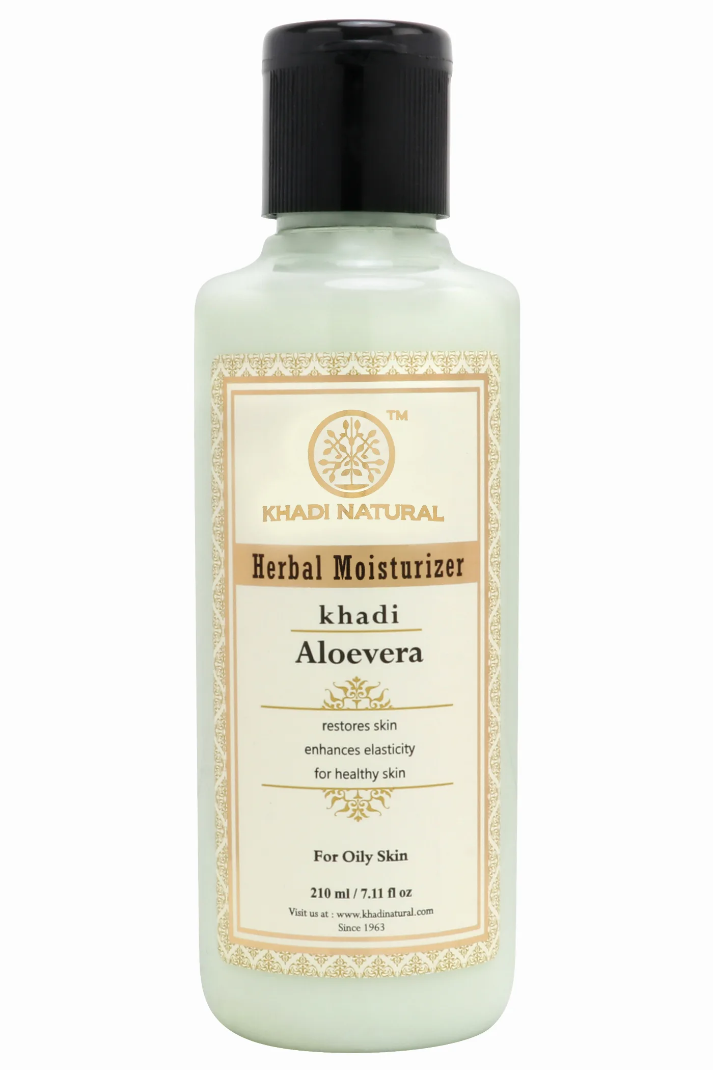 Лосьйон зволожуючий Алое Вера 210 мл Khadi Natural Herbal Moisturizer Aloe Vera