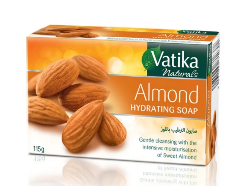 Мило зволожуюче з мигдалем 115 г Dabur Vatika Dermoviva Almond Soap