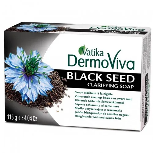 Мило з чорним кмином 115 г Dabur Vatika Dermoviva Black Seed Soap