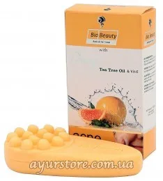 Мило антисептичне проти вугрів та прищів 100 г Zee Bio Beauty Anti Acne Soap