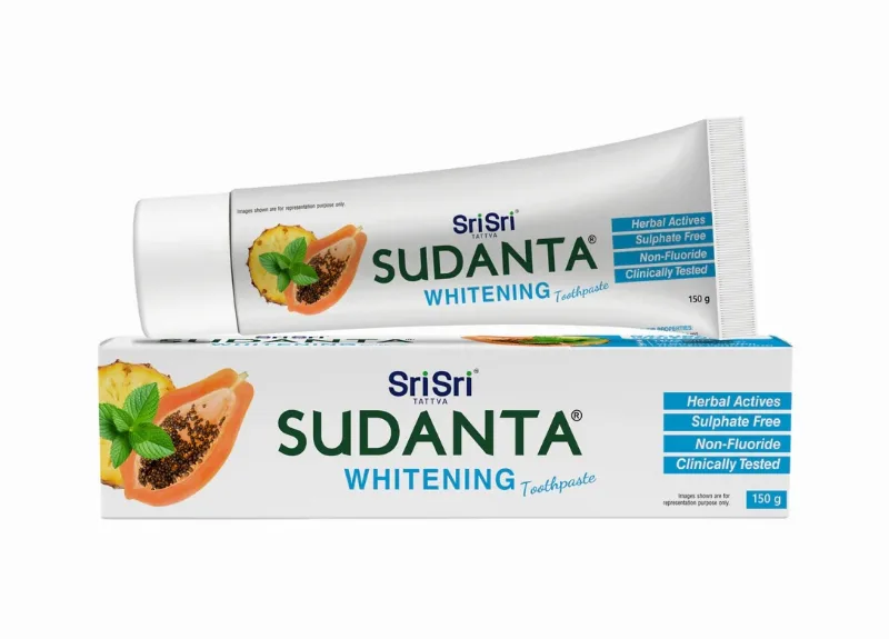 Зубна паста відбілююча Суданта 150 г Sri Sri Ayurveda Sudanta Whitening Toothpaste