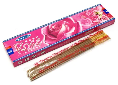 Аромапалички Свіжа Роза 20 г Satya Fresh Rose Incense