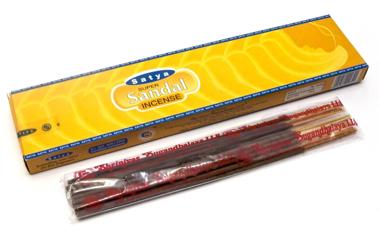 Аромапалички Супер Сандал 20 г Satya Super Sandal Incense
