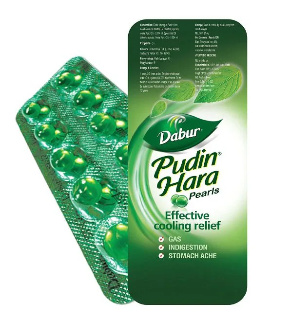 Пудін Хара 10 капс Dabur Pudin Hara Pearls