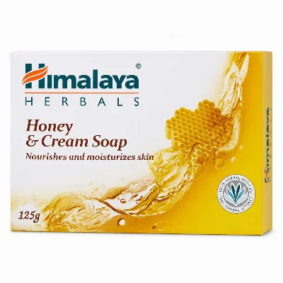 Мило поживне медово-вершкове 125 г Himalaya Herbals Honey & Cream Soap
