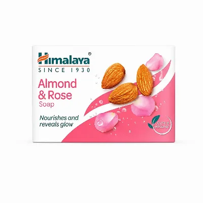 Мило зволожуюче Мигдаль і Роза 125 г Himalaya Herbals Almond & Rose Soap