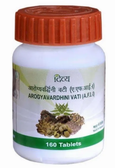 Арогьявардхіні Ваті 160 табл Patanjali Arogyavardhini Vati
