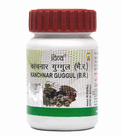 Канчнар Гуггул 80 табл Patanjali Kanchnar Guggul
