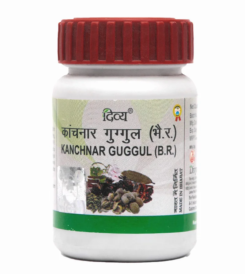 Канчнар Гуггул 80 табл Patanjali Kanchnar Guggul