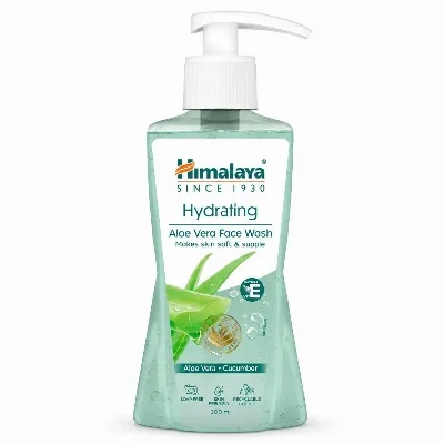Гель для вмивання зволожуючий з Алое вера 200 мл Himalaya Moisturizing Aloe Vera Face Wash