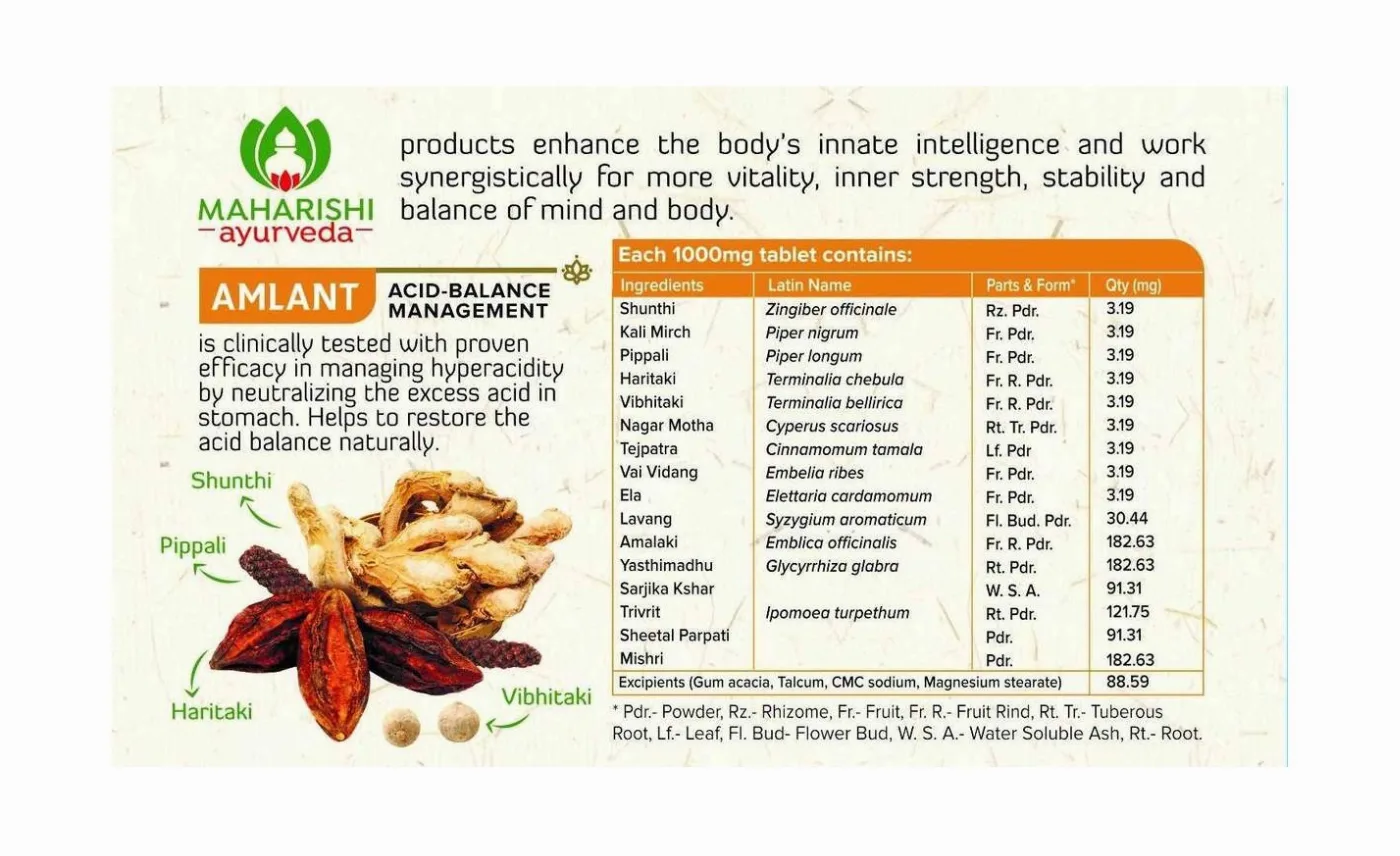 Амлант 60 табл Maharishi Ayurveda Amlant