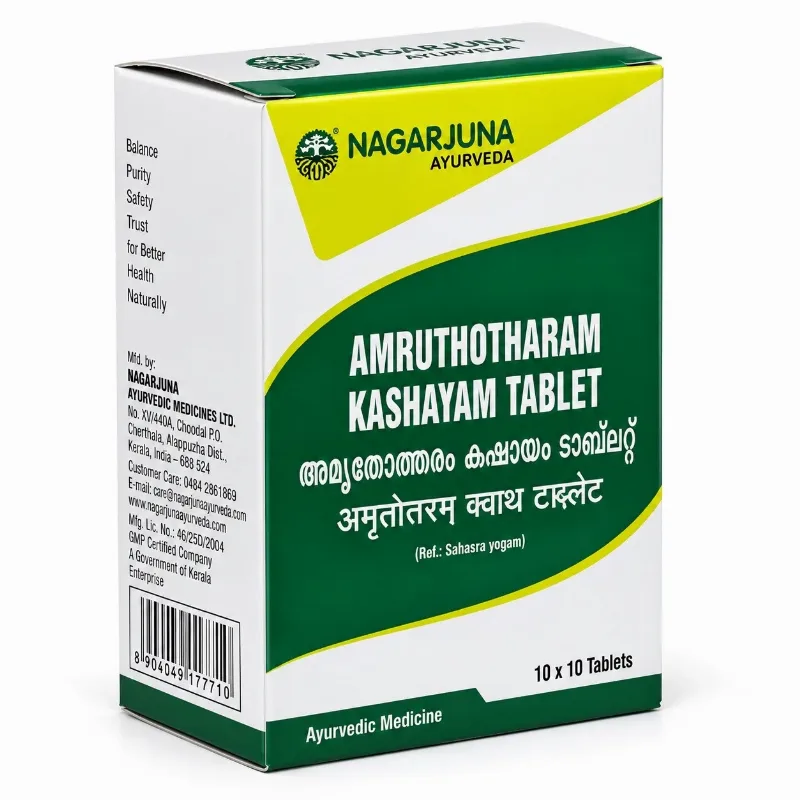 Амрітоттарам кашаям 100 табл Nagarjuna Amruthottharam Kashayam