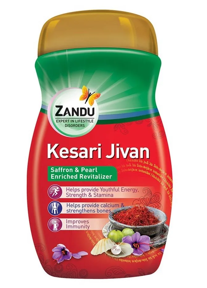 Чаванпраш з шафраном Кесарі Джіван 450 г Zandu Kesari Jivan
