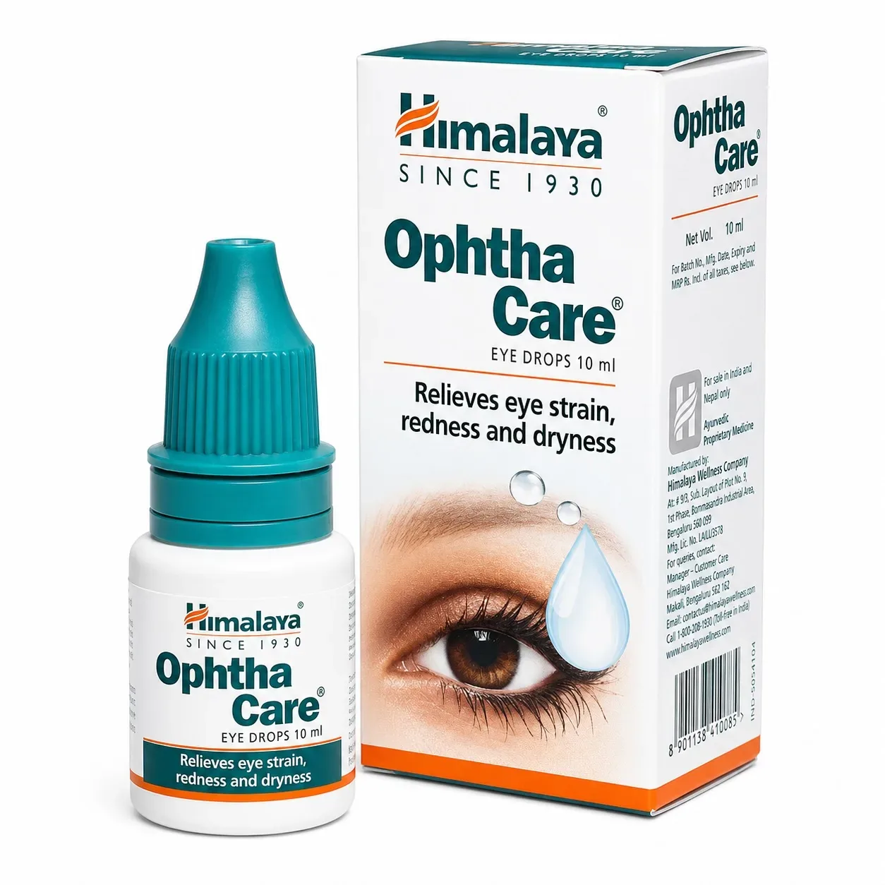 Оптакейр капли  10 мл Himalaya Ophtha Care Eye Drops