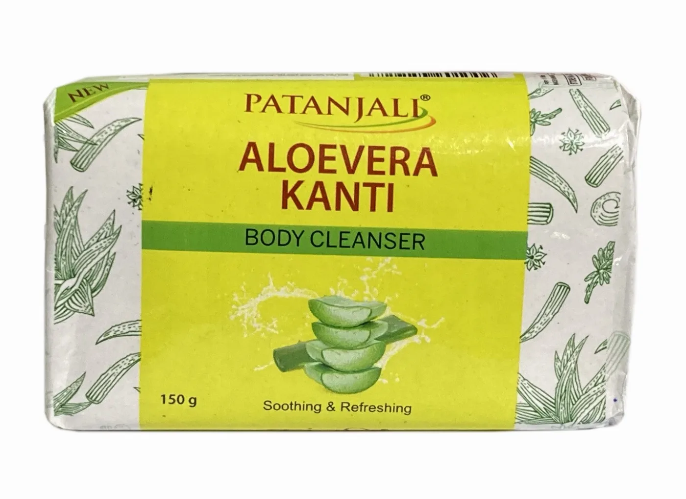 Мило зволожуюче з алое вера 150 г Patanjali Aloe Vera Kanti Body Cleanser