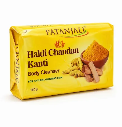 Мило з сандалом та куркумою 150 г Patanjali Haldi-Chandan Kanti Body Cleanser