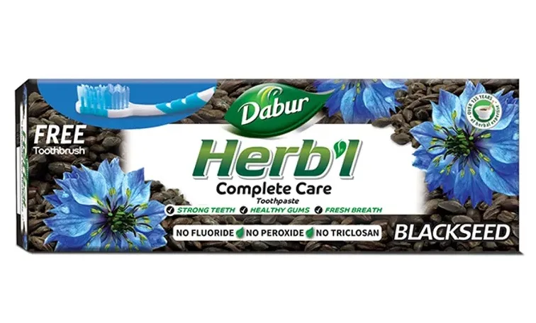 Зубна паста з чорним кмином 150 г + щітка Dabur Herb'l Black Seed Toothpaste