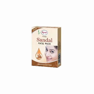 Маска для обличчя Сандал 100 г Ayur Sandal Anti-dryness Face Pack