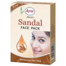 Маска для обличчя Сандал 100 г Ayur Sandal Anti-dryness Face Pack