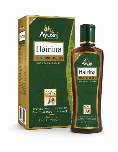 Натуральний тонік для волосся Хайріна 120 мл Ayusri Hairina Herbal Hair Stimulator