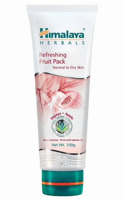 Маска для обличчя фруктова освіжаюча 100 г Himalaya Herbals Refreshing Fruit Pack
