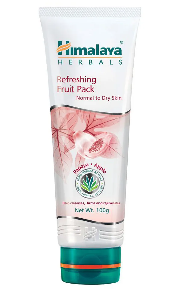 Маска для обличчя фруктова освіжаюча 100 г Himalaya Herbals Refreshing Fruit Pack