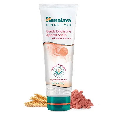 Скраб для обличчя м’який з абрикосом 100 г Himalaya Herbals Gentle Exfoliating Apricot Scrub