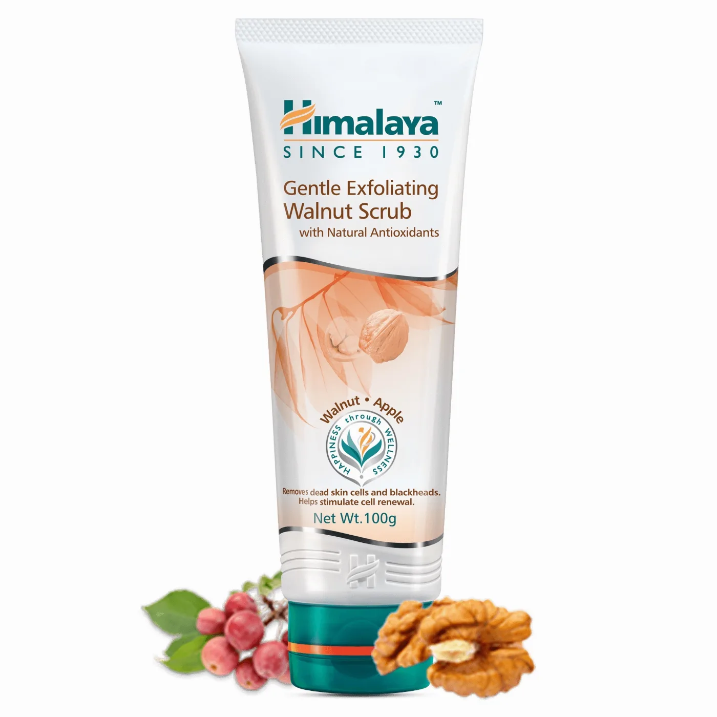 Скраб для обличчя м’який з волоським горіхом 100 г Himalaya Herbals Gentle Exfoliating Walnut Scrub