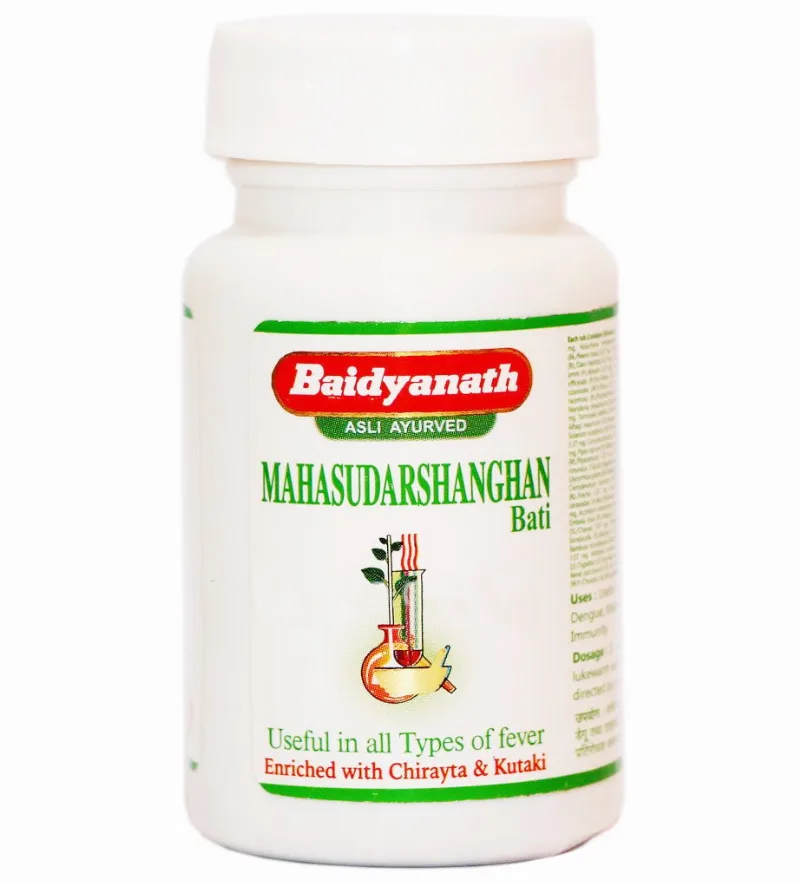 Махасударшан Гхан Ваті 40 табл Baidyanath Mahasudarshan Ghan Bati