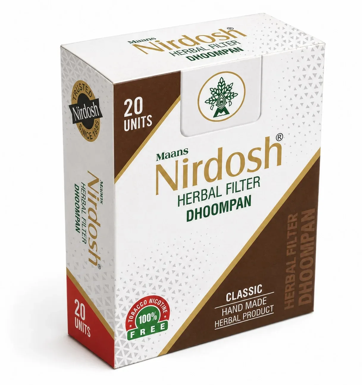 Нирдош Классические 20 шт Maans Nirdosh Herbal Dhoompan Original